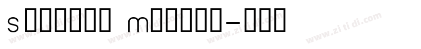 Sixpack Medium字体转换
